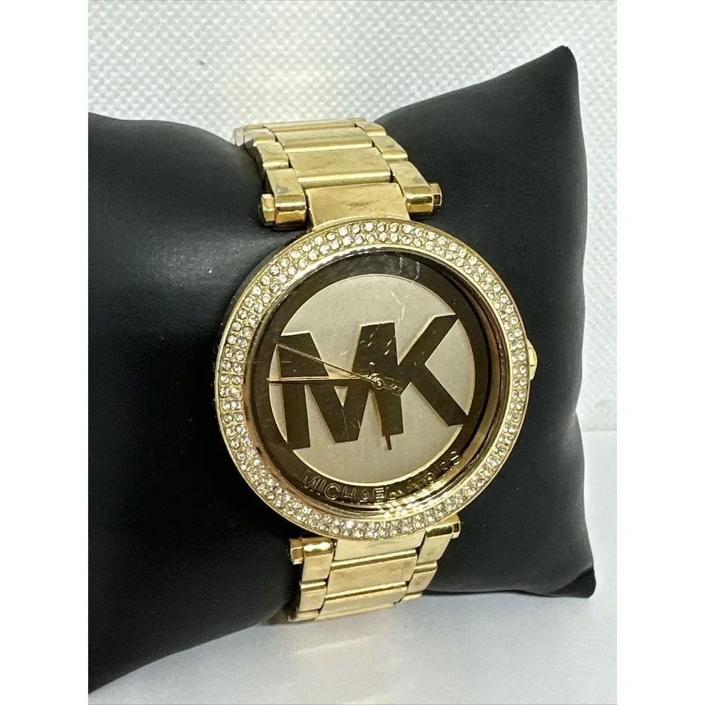 Michael Kors Parker MK5784 Women's Gold Stainless Steel Analog Dial Watch NUL17
